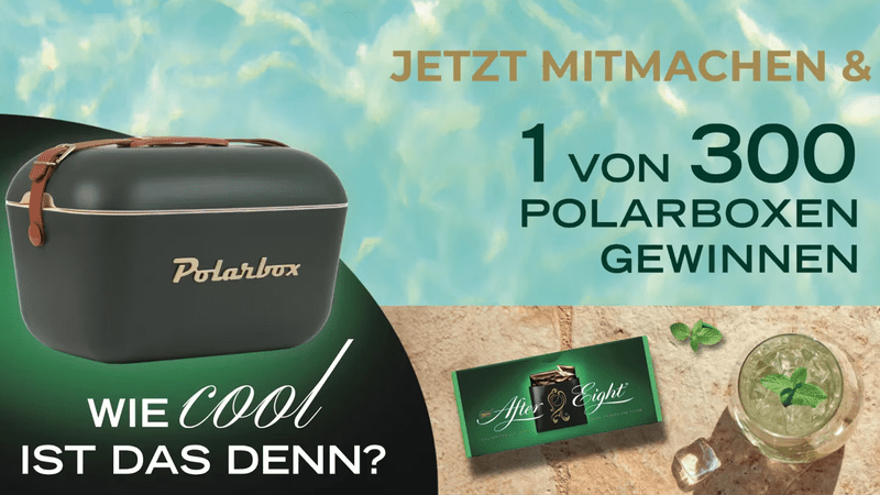 After Eight Gewinnspiel – Polarbox Kühlboxen gewinnen