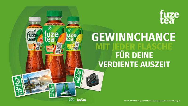 Coca-Cola Fuze Tea Gewinnspiel – Reise, GoPro oder Gutscheine gewinnen