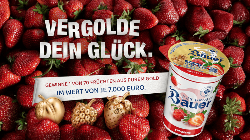 Bauer Gewinnspiel - 1 von 70 Goldfrüchten gewinnen
