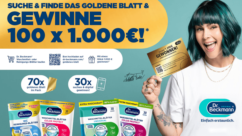 Dr. Beckmann Gewinnspiel 1000 € gewinnen