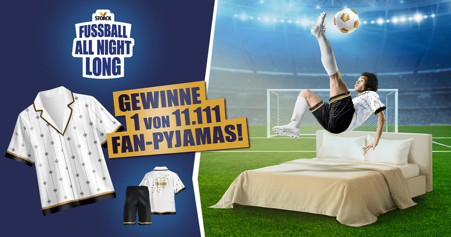 Storck Gewinnspiel: Fan-Pyjama sichern mit Knoppers, Toffifee, nimm2 & Co.