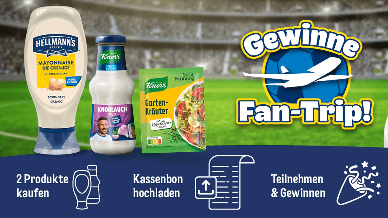 Hellmann’s & Knorr Fan-Trip Gewinnspiel 2026: booking.com Gutscheine gewinnen